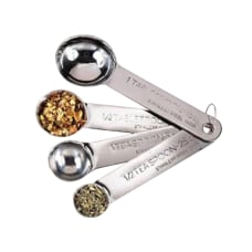 American Metalcraft Measuring Spoon Set Silver