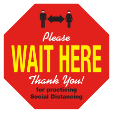 Alliance Please Wait Here Social Distancing