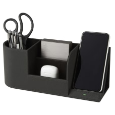 Realspace Desk Organizer With Wireless Charger