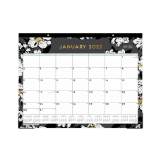 Blue Sky Monthly Desk Calendar 17