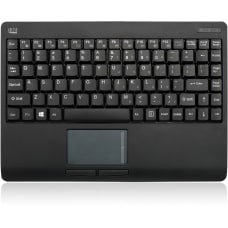 Adesso Wireless Mini Touchpad Keyboard Black