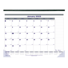Blueline Monthly Desk Pad Calendar 22