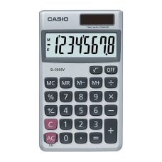 Casio SL 300SV Handheld Display Calculator