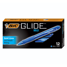 BIC Glide Bold Ballpoint Pens Bold