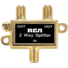 RCA Coaxial 2 Way Splitter