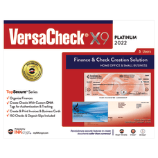 VersaCheck X9 INKcrypt Platinum TopSecure Series