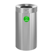 Alpine Industries Stainless Steel Compost Can