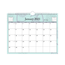 Blue Sky Monthly Wall Calendar 8