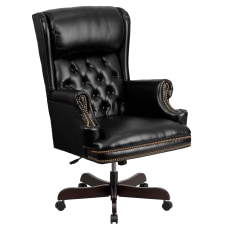 Flash Furniture Traditional Tufted Ergonomic LeatherSoft