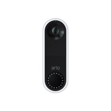 Arlo Essential Wired Video Doorbell White