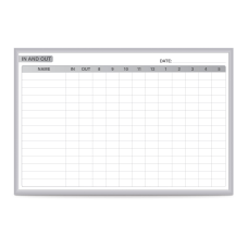 Ghent Manufacturing InOut Magnetic Dry Erase