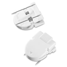 Advantus Panel Wall Clips White Pack