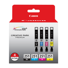 Canon CLI 251 BlackColor Ink Cartridges