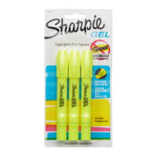 Sharpie Accent Gel Highlighters Yellow Pack