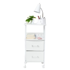 Dormify Sunny Charging 2 Drawer Cart