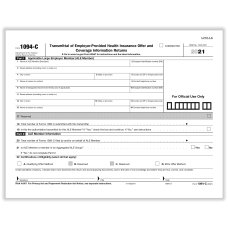 ComplyRight 1094 C Tax Forms Transmittal