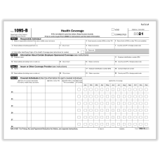 ComplyRight 1095 B Tax Forms IRS