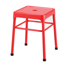 Safco Steel Guest Bistro Stool Red