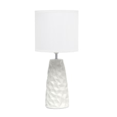 Simple Designs Sculpted Ceramic Table Lamp