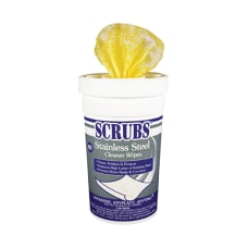 SCRUBS Stainless Steel Cleaner Towels Citrus