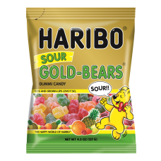 Haribo Gold Sour Gummi Bears 45