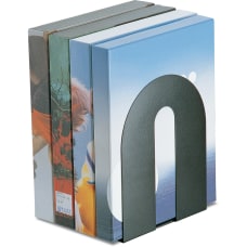 Office Stationery 2X Colourful Heavy Duty Metal Bookends Letter Style Book Ends 