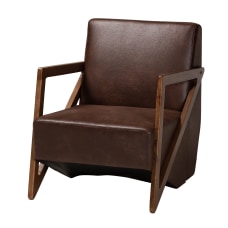 Baxton Studio Christa Accent Chair Dark