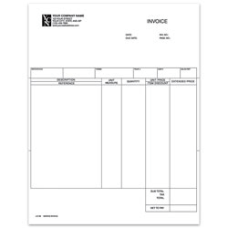 Custom Laser Service Invoice For DACEASY