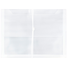 JAM Paper Plastic Booklet Expansion Envelopes