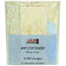 JAM Paper Map Stationery Set Set
