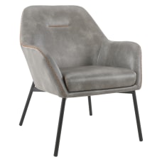 Office Star Brooks Accent Chair Gray