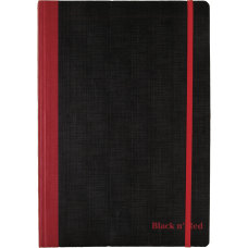 Black n Red Flexible Casebound Notebook