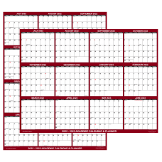 SwiftGlimpse Academic Monthly Wall Calendar 24