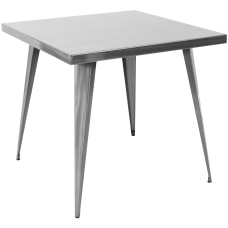 Lumisource Austin Industrial Dining Table Square
