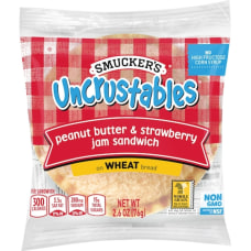 Smuckers Uncrustables Peanut Butter And Strawberry