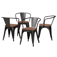 Baxton Studio Ryland Dining Chairs Black