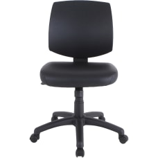 Lorell PVC Task Chair Black
