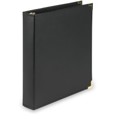 Samsill Leatherette Classic 3 Ring Binder