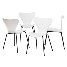 Baxton Studio Jaden Dining Chairs WhiteBlack