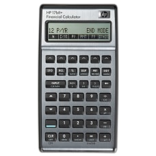 HP 17bII Financial Algebraic Calculator