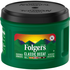 Folgers Classic Coffee Decaffeinated Light Roast