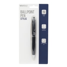 Vivitar Ballpoint Pen Stylus Black NIL7004