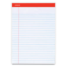 Universal Perforated Ruled Writing Pads WideLegal