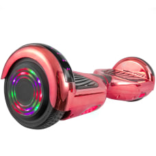 AOB Hoverboard With Bluetooth Speakers Red