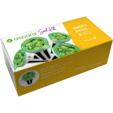 Aspara Sweet Basil Seed Kit Kit