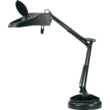 Lorell 99974 2-in-1 LED Desktop Desk Lamp 26 Black 