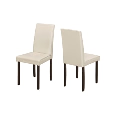 Monarch Specialties Ethan Dining Chairs IvoryCappuccino