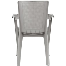 Inval Stackable Patio Dining Chairs Plastic