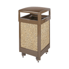 United Receptacle 30percent Recycled Hinged Top