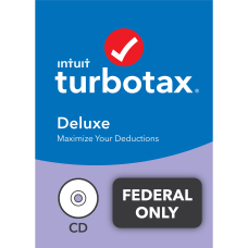 TurboTax Deluxe 2021 Federal Only E